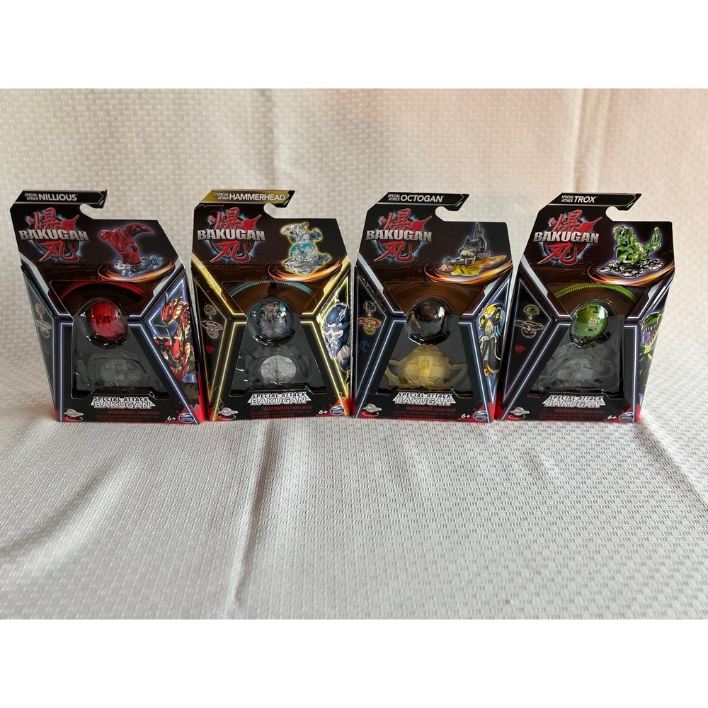 Bakugan Special Attack Toys Lot of 4 New